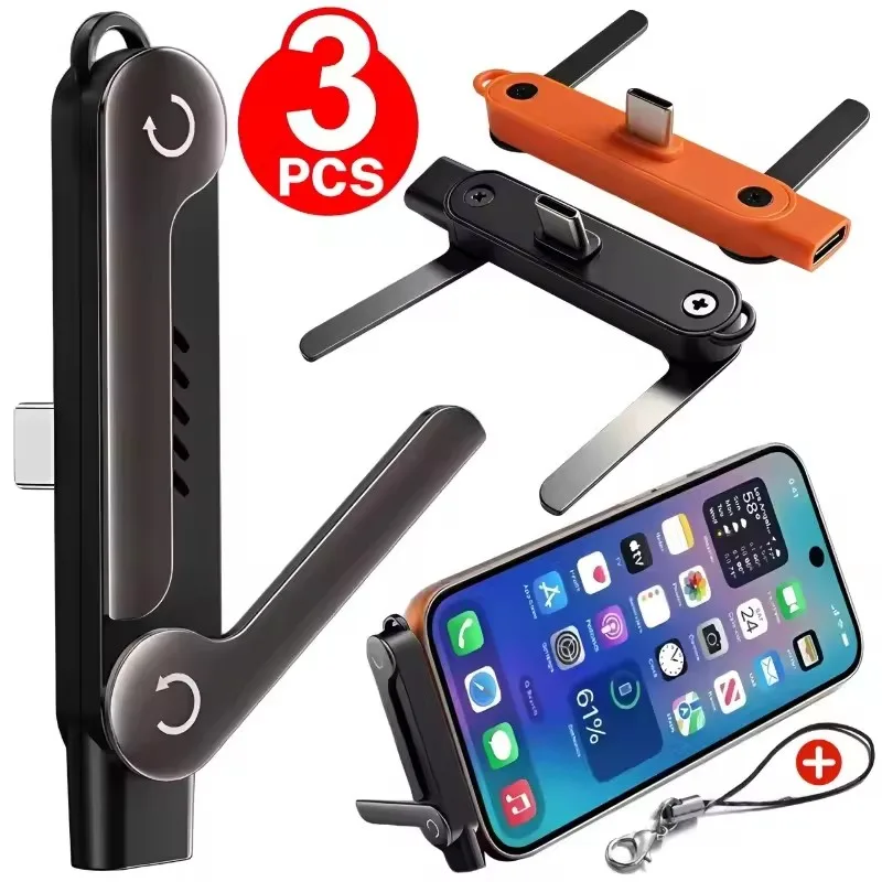 Type 2 Charger - 1/2/3PCS Type C Phone Charging Bracket