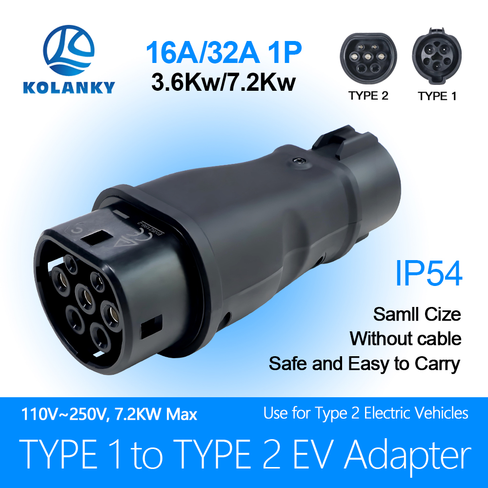 Kolanky Type1 to Type2 EV Char - Ev Charger Adapter 评论和价格