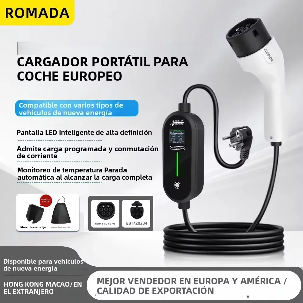 ROMADA 7KW 32A EV Portable Cha - Ev Charger Adapter 评论和价格
