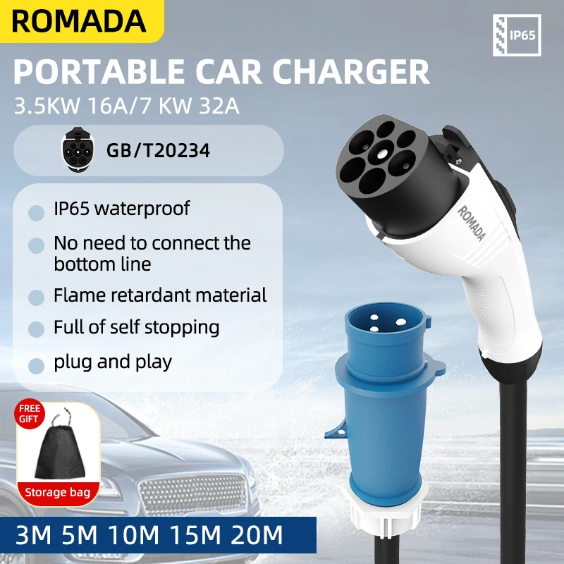 For Electric Vehicle 7KW 32A E - Ev Charger Adapter 评论和价格