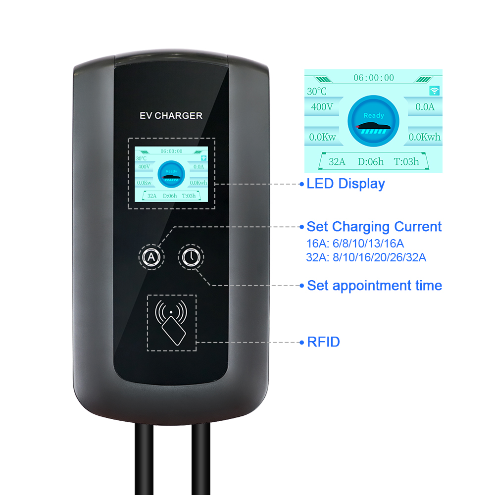 Kolanky 32A 7.2/22KW EV Chargi - Ev Charging Cable 评论和价格